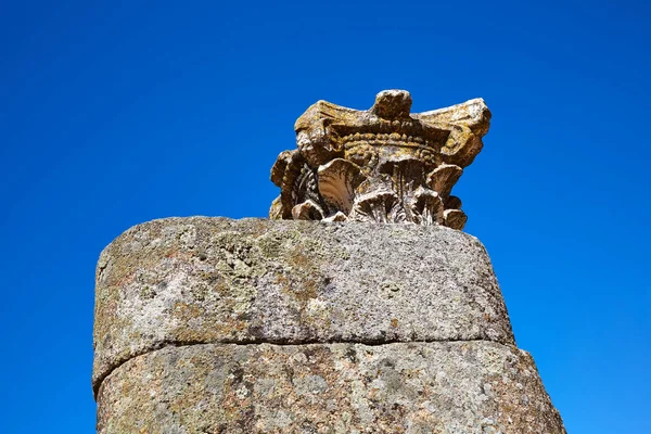 Merida w Badajoz rzymski amfiteatr w Hiszpanii — Zdjęcie stockowe