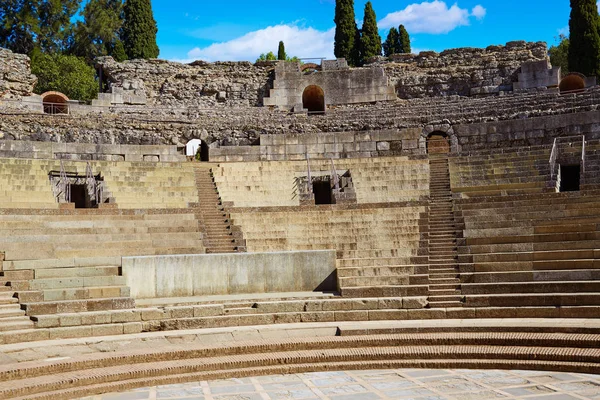 Merida a Badajoz Anfiteatro romano Spagna — Foto Stock