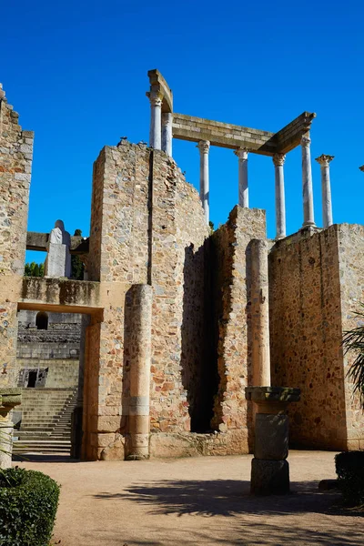 Merida v Badajoz římský amfiteátr Španělsko — Stock fotografie