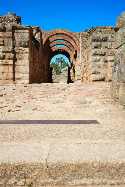 Merida à Badajoz Amphithéâtre romain Espagne — Photo