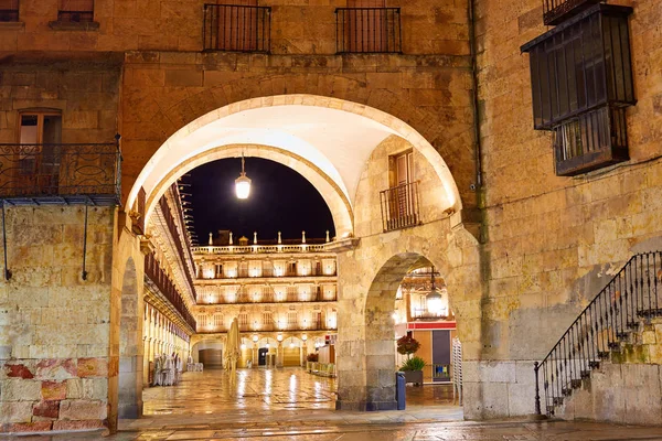 Salamanca Plaza Mayor, Spanyolország — Stock Fotó