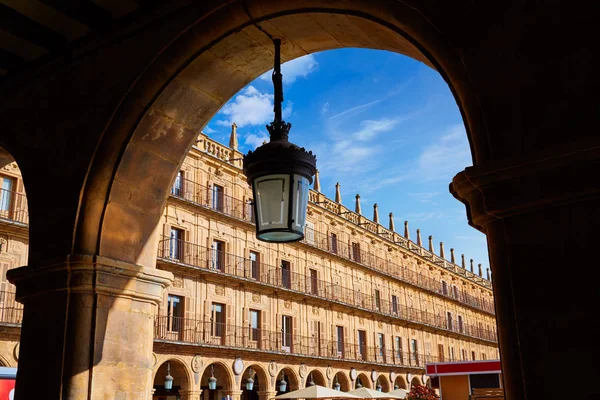 Salamanca Plaza Mayor w Hiszpanii — Zdjęcie stockowe