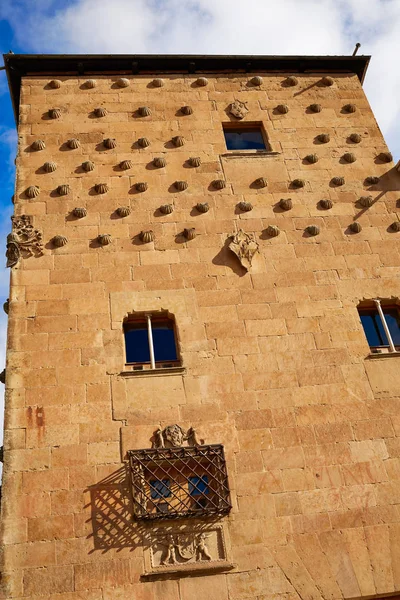 Casa de las Conchas shell house Salamanca — Stock Photo, Image