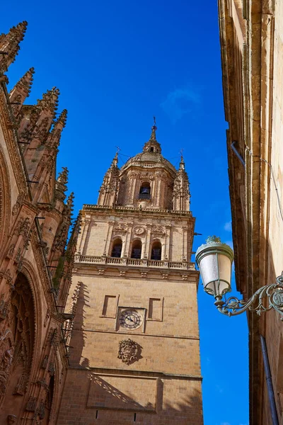在西班牙萨拉曼卡大教堂正面 — 图库照片