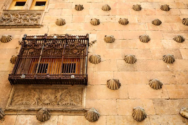 Casa de las Conchas casa shell Salamanca — Foto Stock