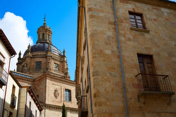 Universitet i Salamanca och Clerecia kyrkan Spanien — Stockfoto