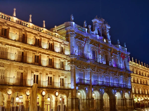 Salamanca Plaza Mayor w Hiszpanii — Zdjęcie stockowe