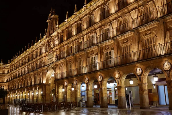 Salamanca Plaza Mayor w Hiszpanii — Zdjęcie stockowe