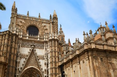 Sevilla Katedrali Aziz Christopher kapı İspanya