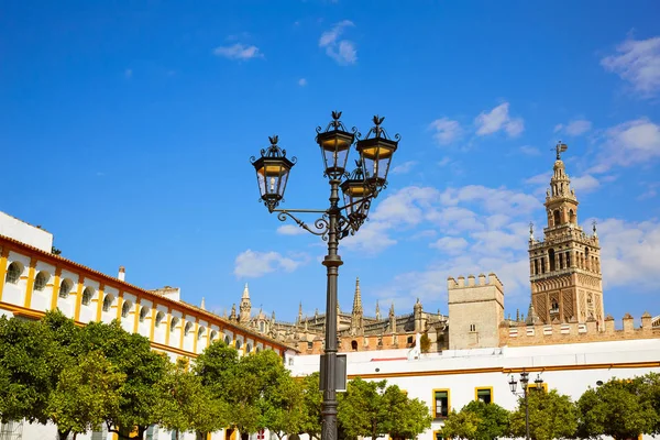 Seville Giralda Kulesi Sevilla Endülüs İspanya — Stok fotoğraf