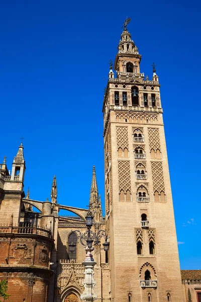Catedrala din Sevilla Turnul Giralda Sevilla Spania — Fotografie, imagine de stoc
