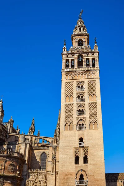 Catedral de Sevilla Torre Giralda Sevilla España —  Fotos de Stock