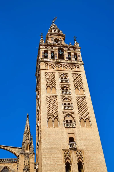 塞维利亚大教堂 Giralda 塔塞维利亚西班牙 — 图库照片