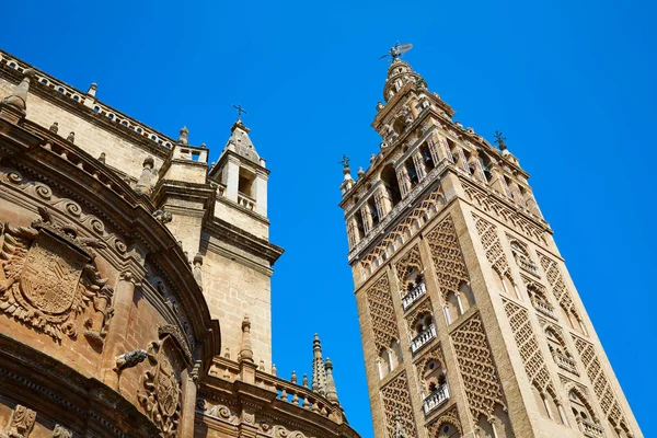 Catedrala din Sevilla Turnul Giralda Sevilla Spania — Fotografie, imagine de stoc