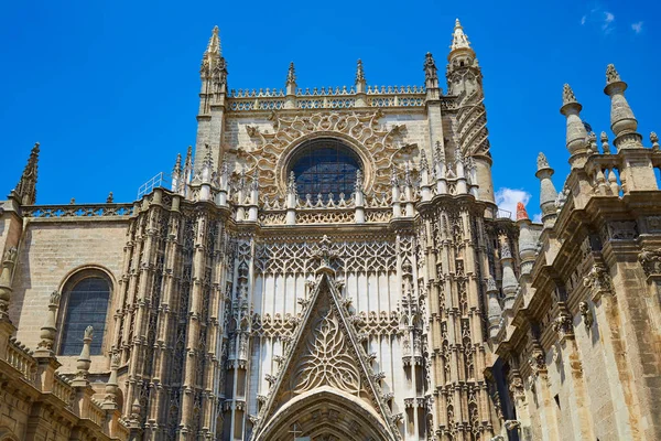 Seville cathedral Saint Christopher door Sevilla — Stock Photo, Image