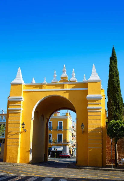 Seville Puerta de la Macarena Arch door Spain — Stok fotoğraf