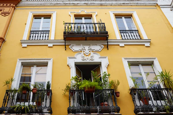 Sevilla macarena barrio fassaden sevilla spanien — Stockfoto