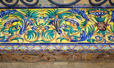 Seville maria luisa park bahçeler İspanya