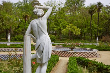 Seville maria luisa park bahçeler İspanya