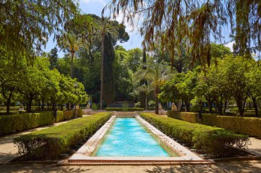 Seville maria luisa park bahçeler İspanya