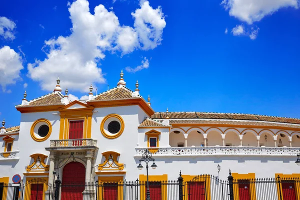 Seville Maestranza bullring plaza toros Sevilla — Stock Photo, Image