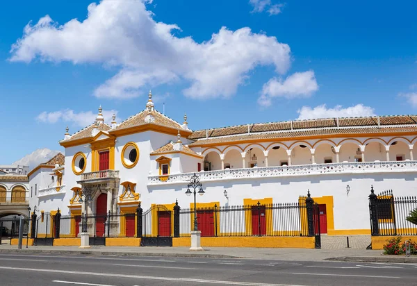 Sevilla Maestranza tjurfäktningsplats toros Sevilla — Stockfoto