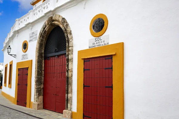 Seville Real Maestranza bullring plaza toros — стокове фото