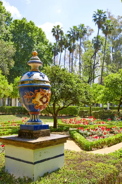 塞维利亚玛丽亚路易莎公园花园西班牙 — 图库照片
