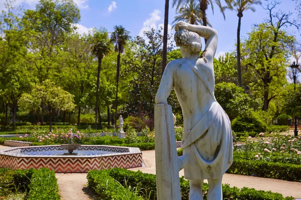 Sevilla maria luisa park tuinen Spanje — Stockfoto