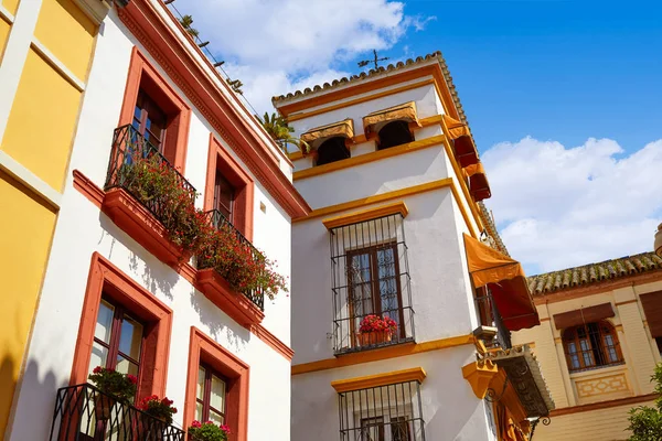 Sevilla-oude stad in de buurt van calle Agua Vida st Spanje — Stockfoto