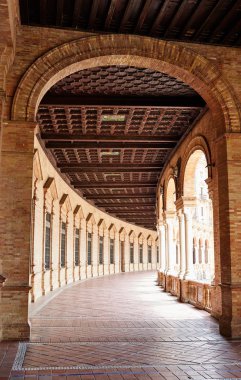 Seville Sevilla Plaza de Espana Andalusia Spain