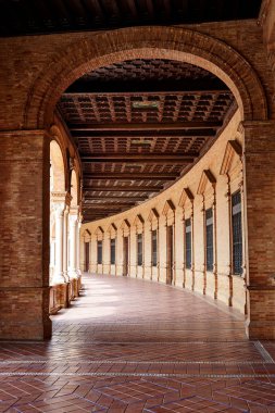 Seville Sevilla Plaza de Espana Andalusia Spain