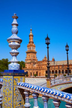 Seville Sevilla Plaza Espana Endülüs İspanya