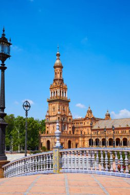 Seville Sevilla Plaza Espana Endülüs İspanya