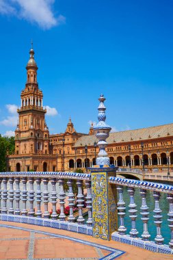 Seville Sevilla Plaza Espana Endülüs İspanya