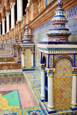 Seville Sevilla Plaza de Espana Andalusia Spain