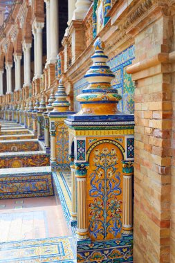 Endülüs 'te Sevilla Sevilla Plaza de Espana