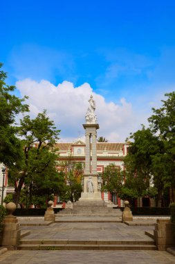Seville Plaza Triunfo square Sevilla Andalusia