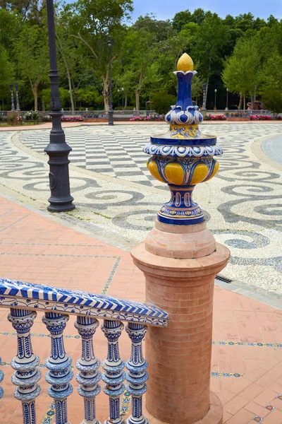 Seville Sevilla Plaza de Espana Andalusia Spain — Stok fotoğraf