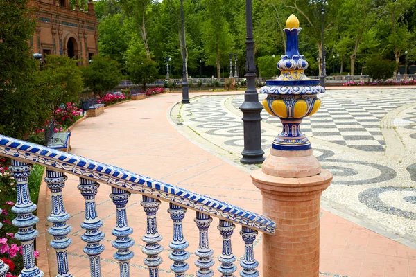 Seville Sevilla Plaza de Espana Andalusia Spain — Stock Fotó