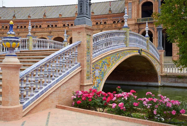 Seville Sevilla Plaza de Espana Andalusia Spain — Stock Photo, Image