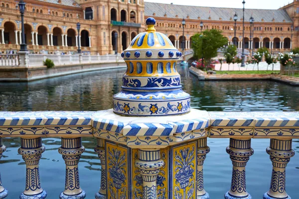 Seville Sevilla Plaza de Espana Andalusia Spain — Zdjęcie stockowe