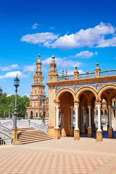 Sewilla Sevilla Plaza Espana Andaluzja, Południowa Hiszpania — Zdjęcie stockowe