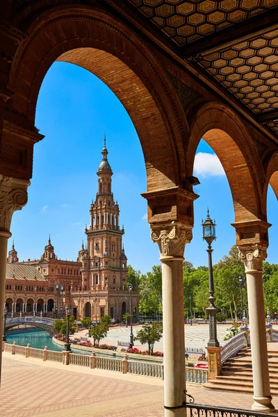 Sevilla Sevilla Plaza España Andalucía España — Foto de Stock