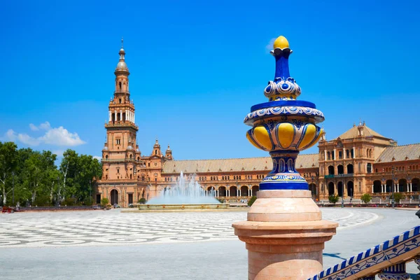 Sevilla Sevilla Plaza Espana Andalusien Spanien - Stock-foto