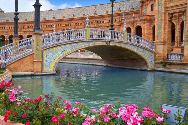 Sevilla Sevilla Plaza de España Andalucía España — Foto de Stock