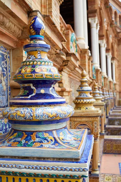 Sevilla Sevilla Plaza de España Andalucía España — Foto de Stock