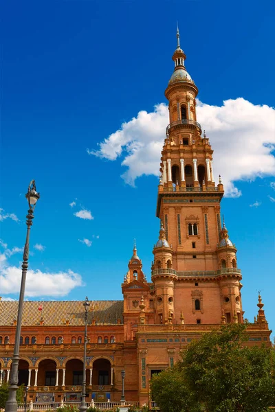 Siviglia Sevilla Plaza Espana Andalusia Spagna — Foto Stock