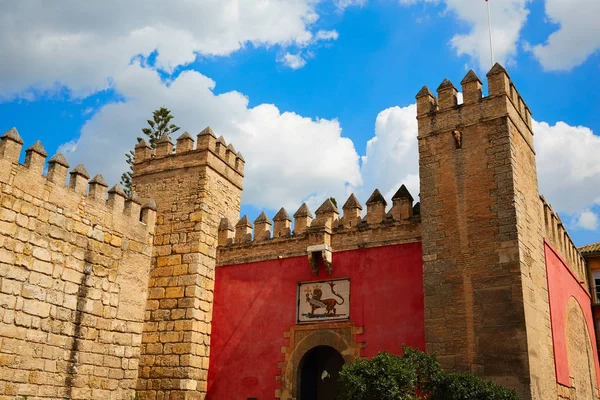 Seville gerçek Alcazar kale Sevilla Spain — Stok fotoğraf