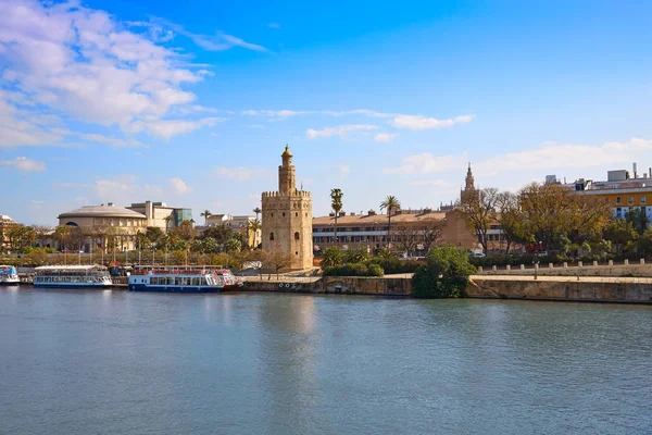 Sevilla Torre del Oro Kulesi Sevilla İspanya